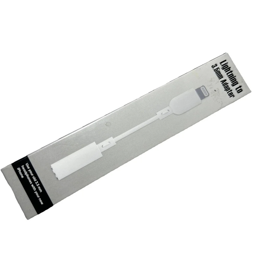 Lightning To 3.5mm Adapter (Use Your Old 3.5mm Headphones With Your New iPhone)